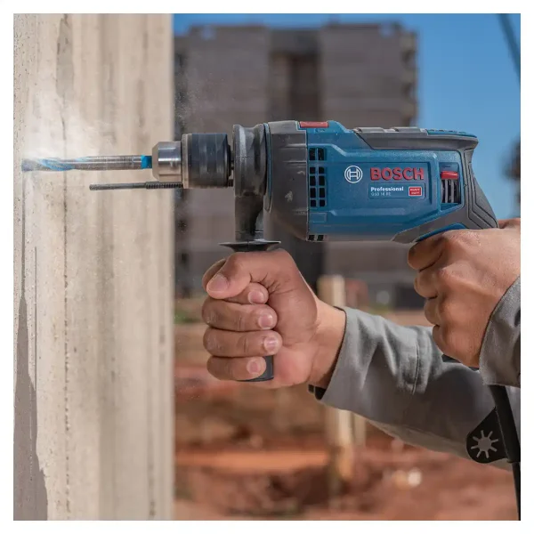 Taladro Percutor 1/2" 850W + Maleta Plástica BOSCH GSB 16 RE - Imagen 7