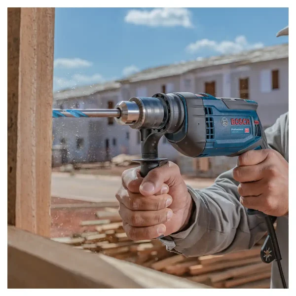 Taladro Percutor 1/2" 850W + Maleta Plástica BOSCH GSB 16 RE - Imagen 9