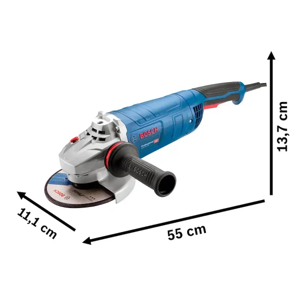 Esmeril Angular 9" 230 MM 2800W Hombre Muerto BOSCH GWS 28-230 HM - Imagen 6