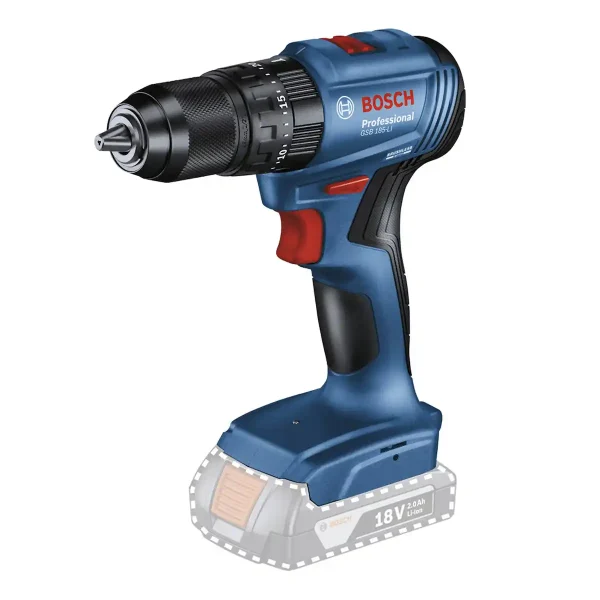 Taladro Percutor 1/2" 18V Brushless BOSCH GSB 185-LI Baretool